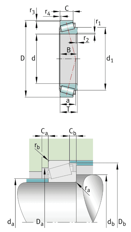 FAG tapered roller bearing