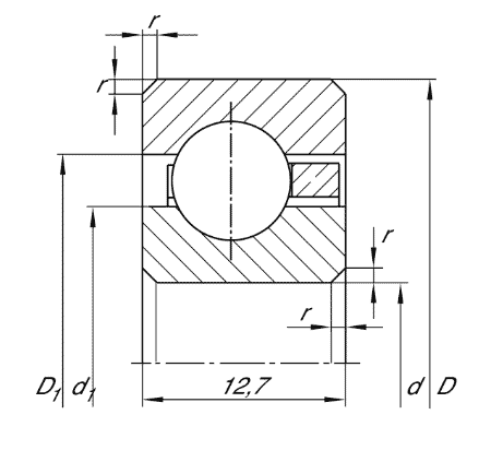 Thin section bearing CSCD