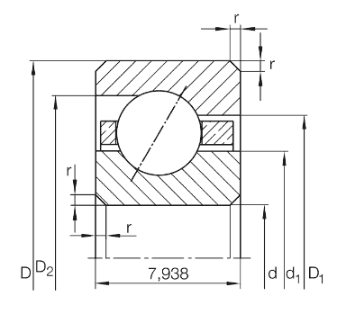 Thin section bearing CSEB