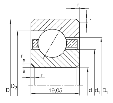 INA thin section bearing CSEF