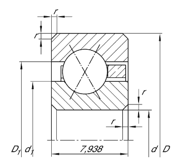 Thin section bearing CSXB