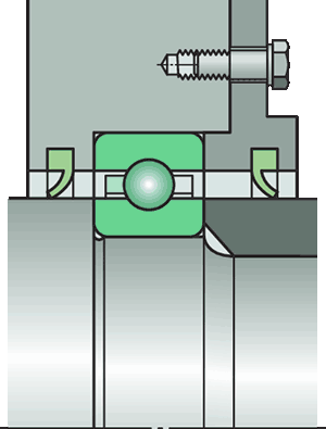 Nitrile lip-type seal