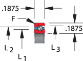 Reali-Slim® open thin section ball bearings, KAA, Type A – angular contact