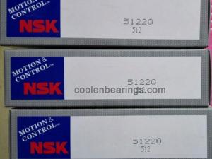 NSK 51220 Thrust ball bearings