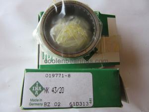 Needle roller bearings NK43/20, light series