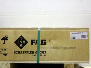 FAG QJ336-N2-MPA-C3 Four point contact bearing, holding grooves, solid brass cage