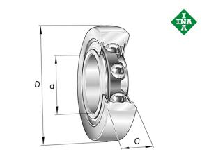 INA LR607-2RSR Cam rollers